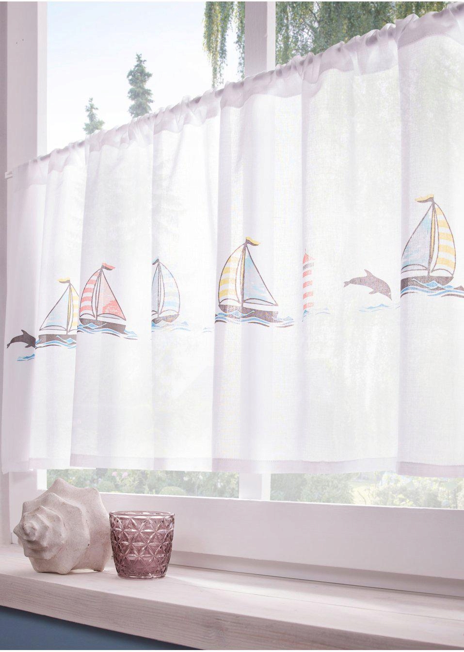 ZASŁONA Z MOTYWEM MORSKIM BONPRIX 30X120