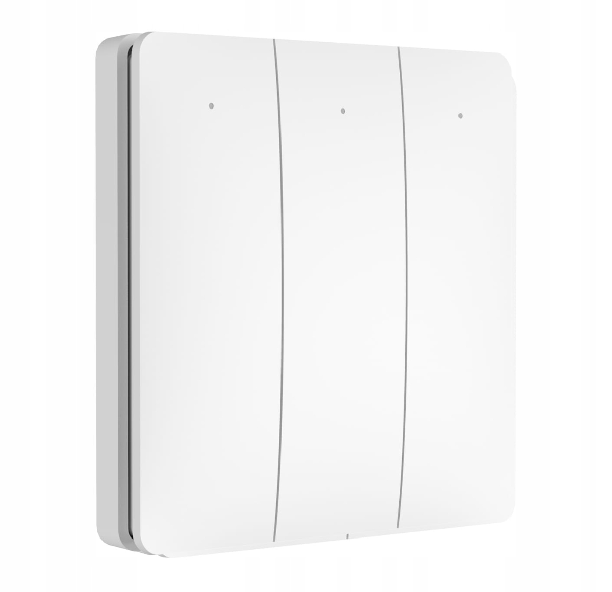 Linptech – Bezdrátové třítlačítkové indukční tlačítko K9-W3, bílé