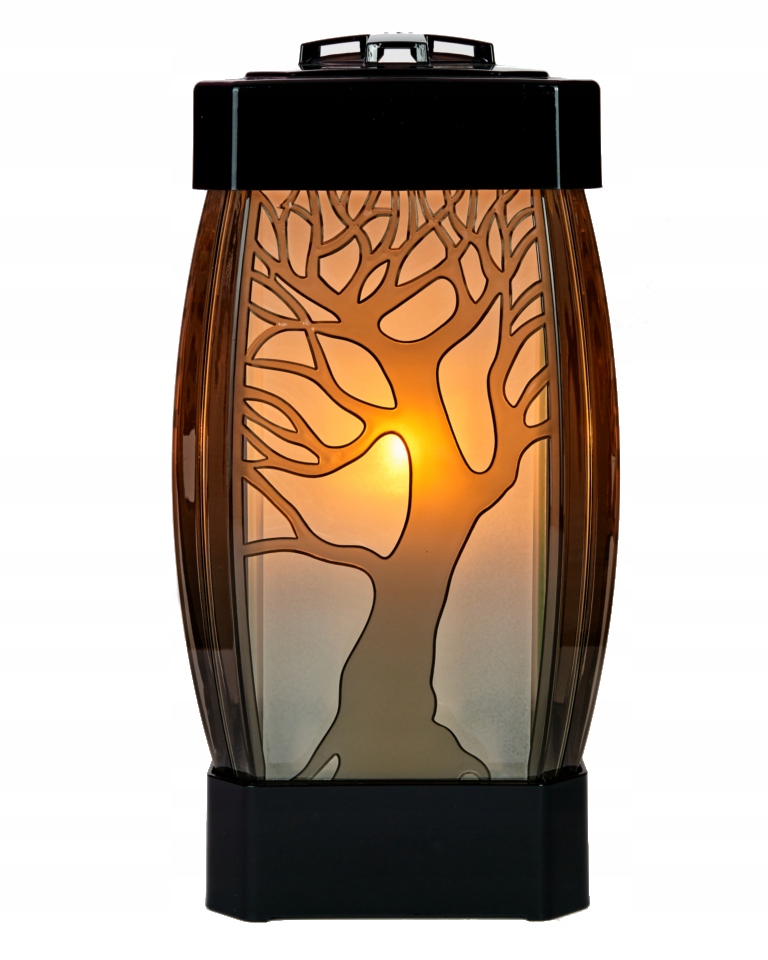 

lampion znicz glamour Drzewo na grób pomnik 31 cm