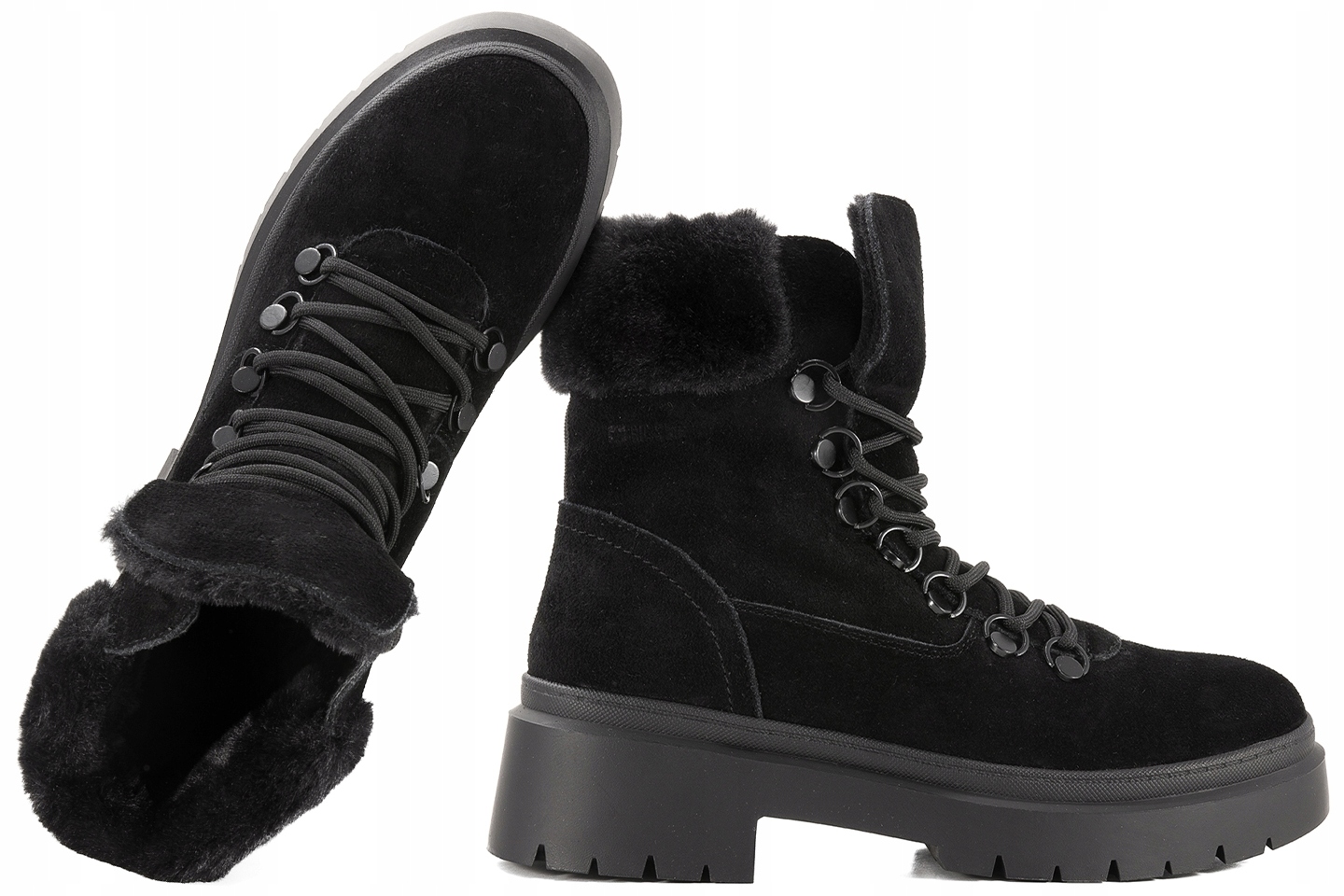 Big Star OO274228 Zimní Boty Trapery Zateplené černé 38