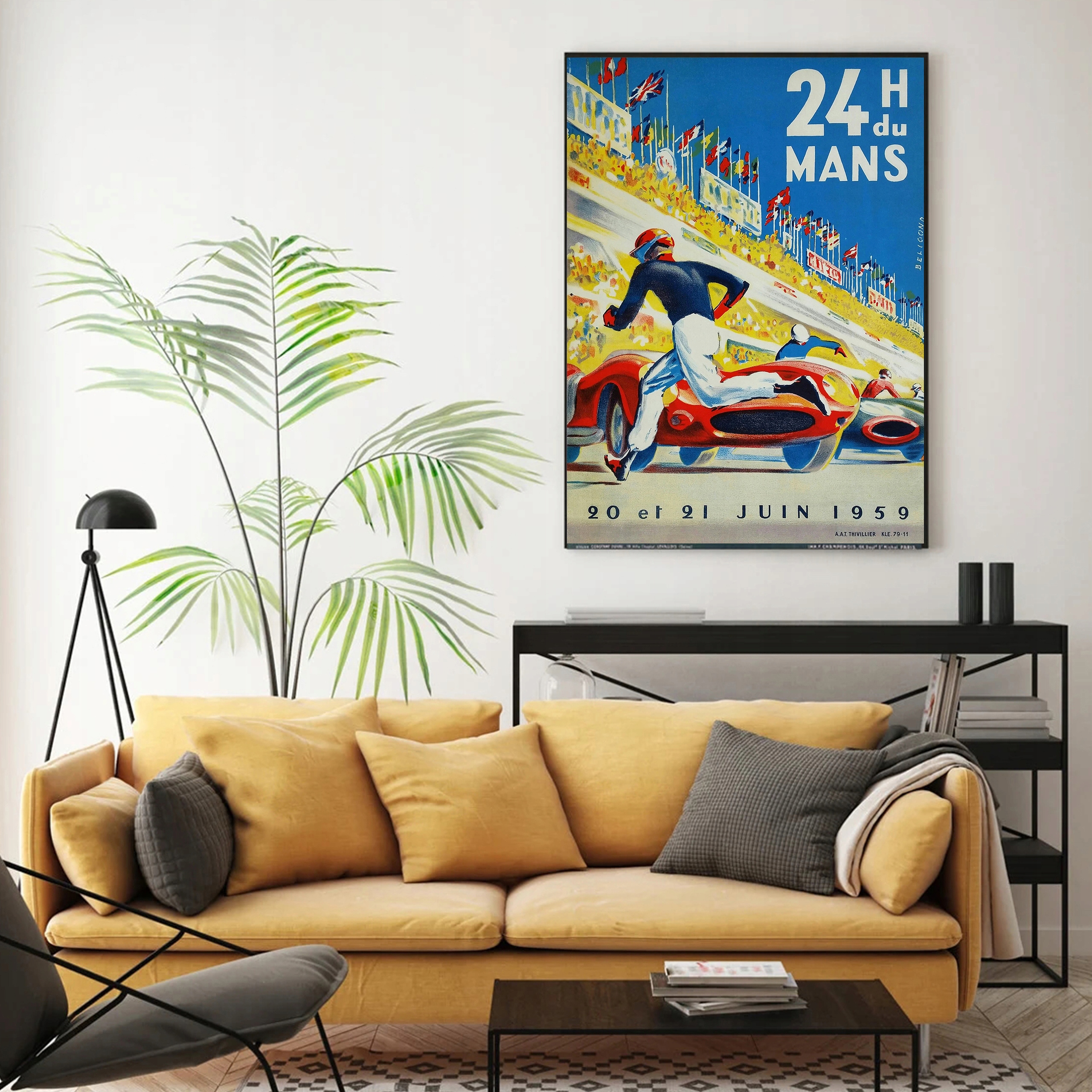 GRAND PRIX LE MANS WYŚCIGI PLAKAT VINTAGE 50x70 Marka inna