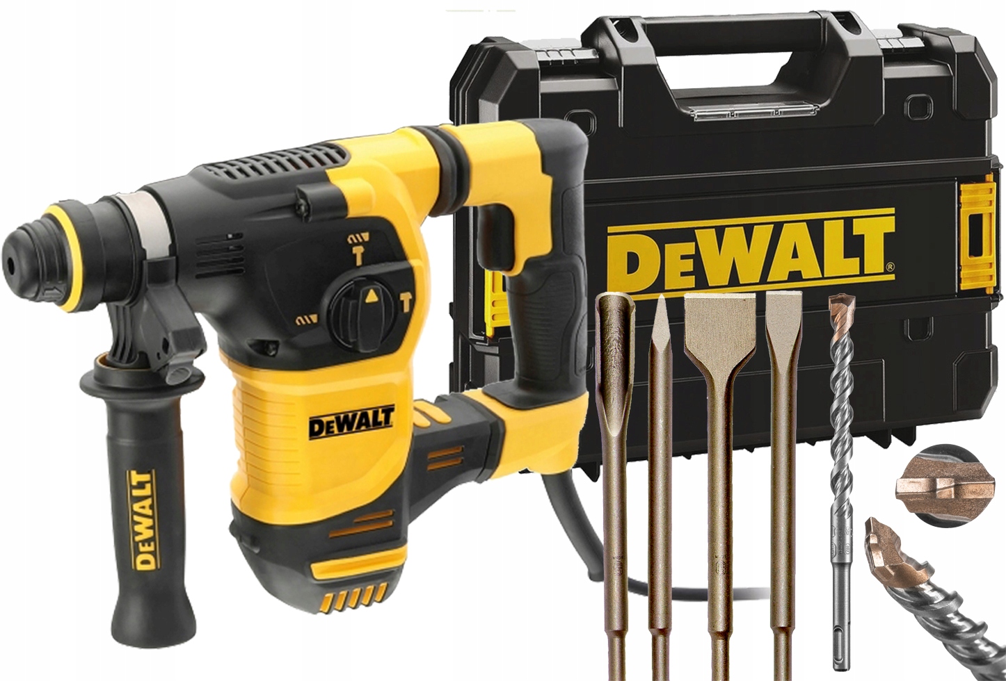 

Dewalt Młotowiertarka Sds+ D25333K Akcesoria 15SZT