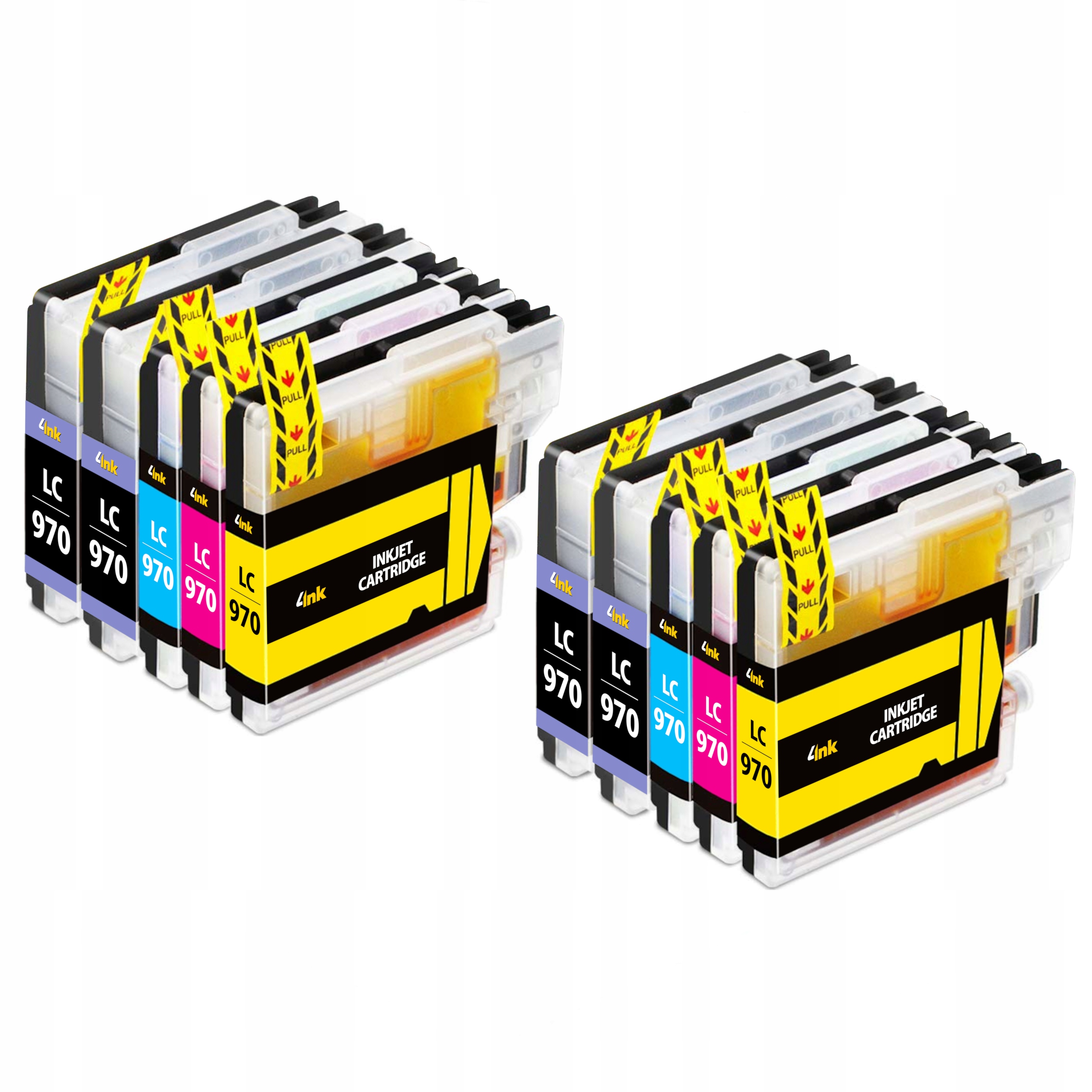 

10x Tusz LC-970 Do Brother DCP-130C 135C 150C 157C