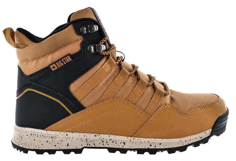 Pánské trapery Big Star zimní boty KK174373 nad kotník 44