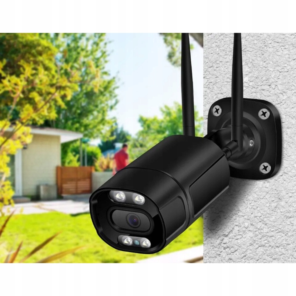 ATRAPA KAMERY ZEWNĘTRZNEJ CZARNA SZTUCZNY MONITORING REPLIKA FAŁSZYWA Marka bez marki