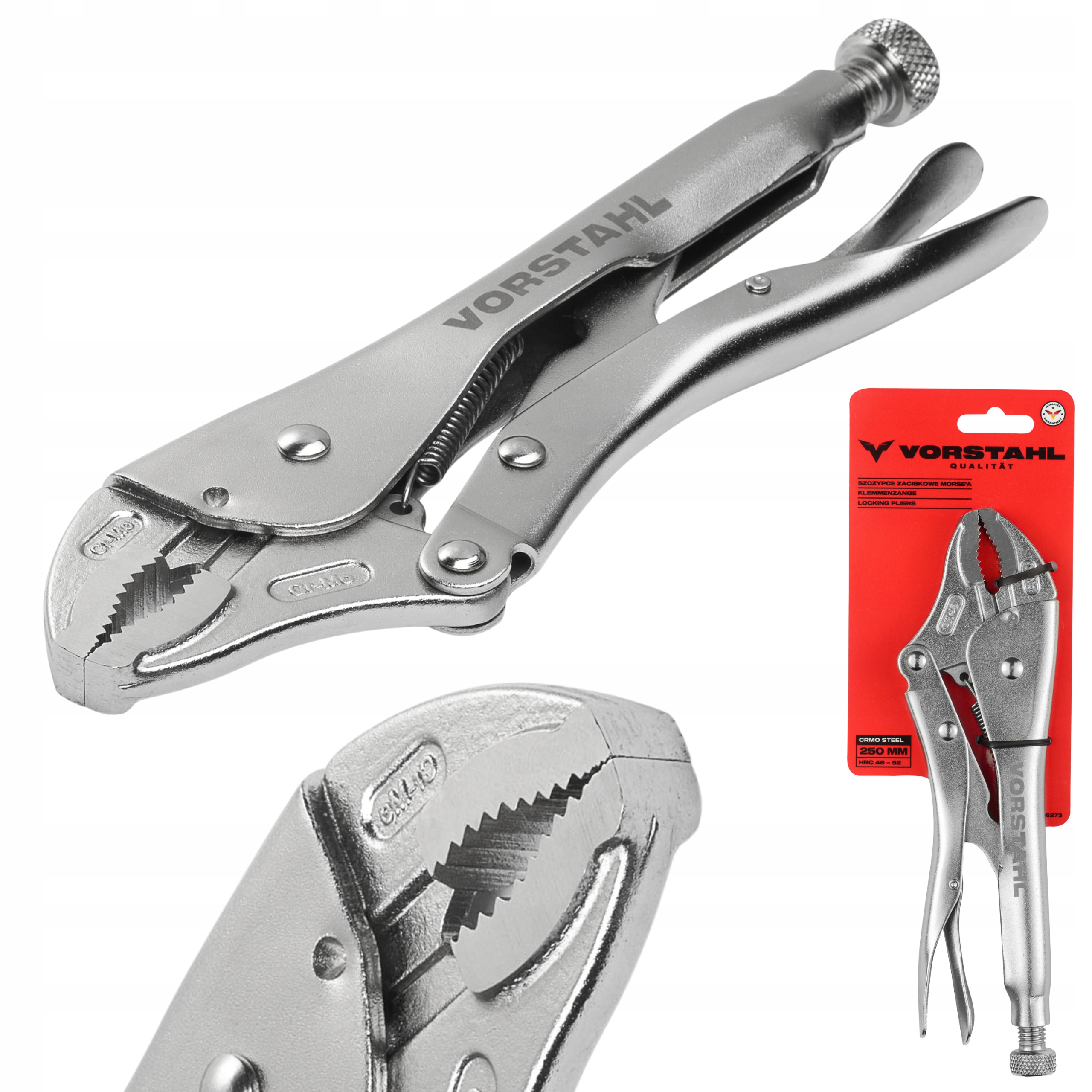 Szczypce Zaciskowe Morsa Morsea Morse'a > 250mm < Vorstahl