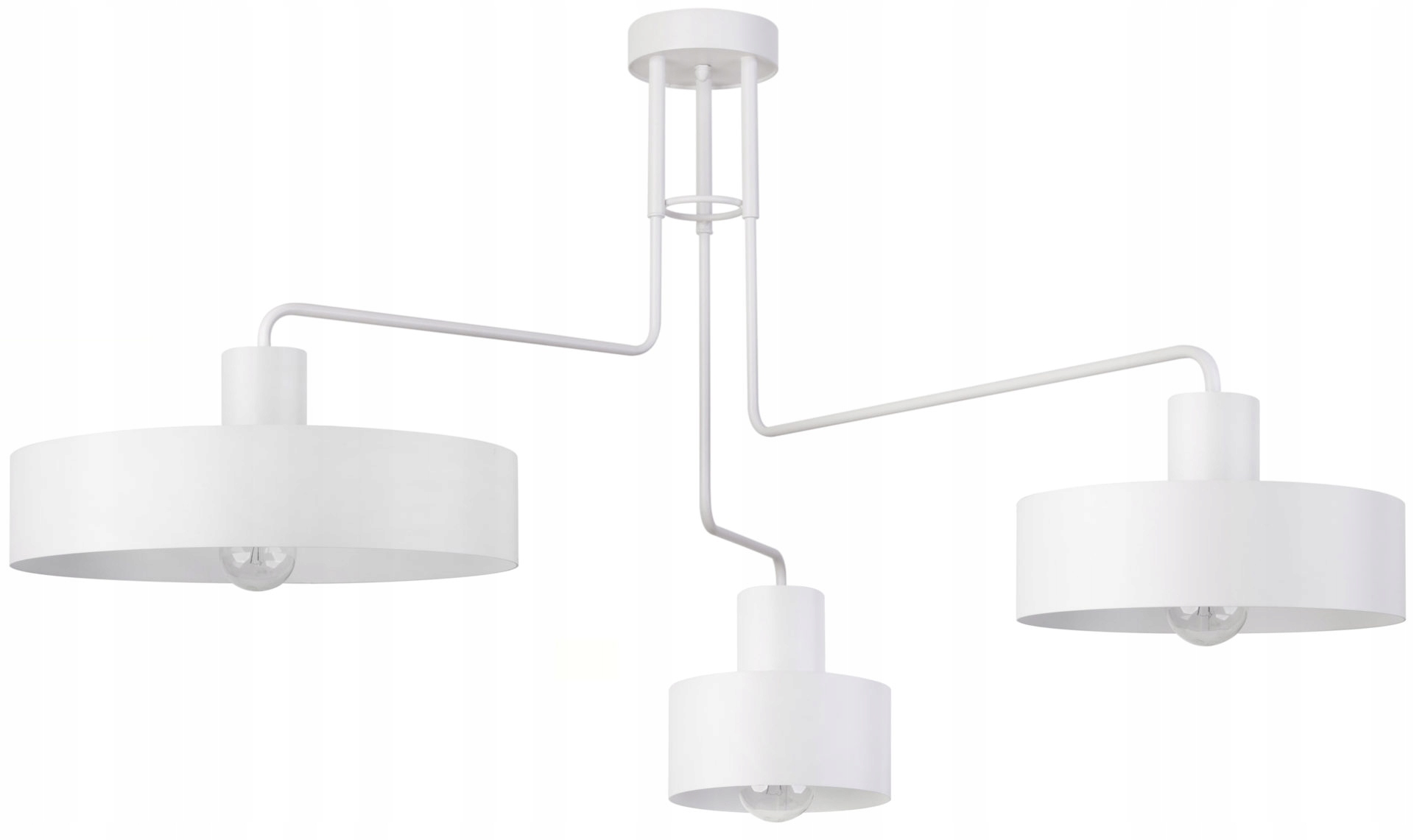 Stropné Svietidlo Sigma Lighting Vasco 3 biely kovový 3xE27 93 cm