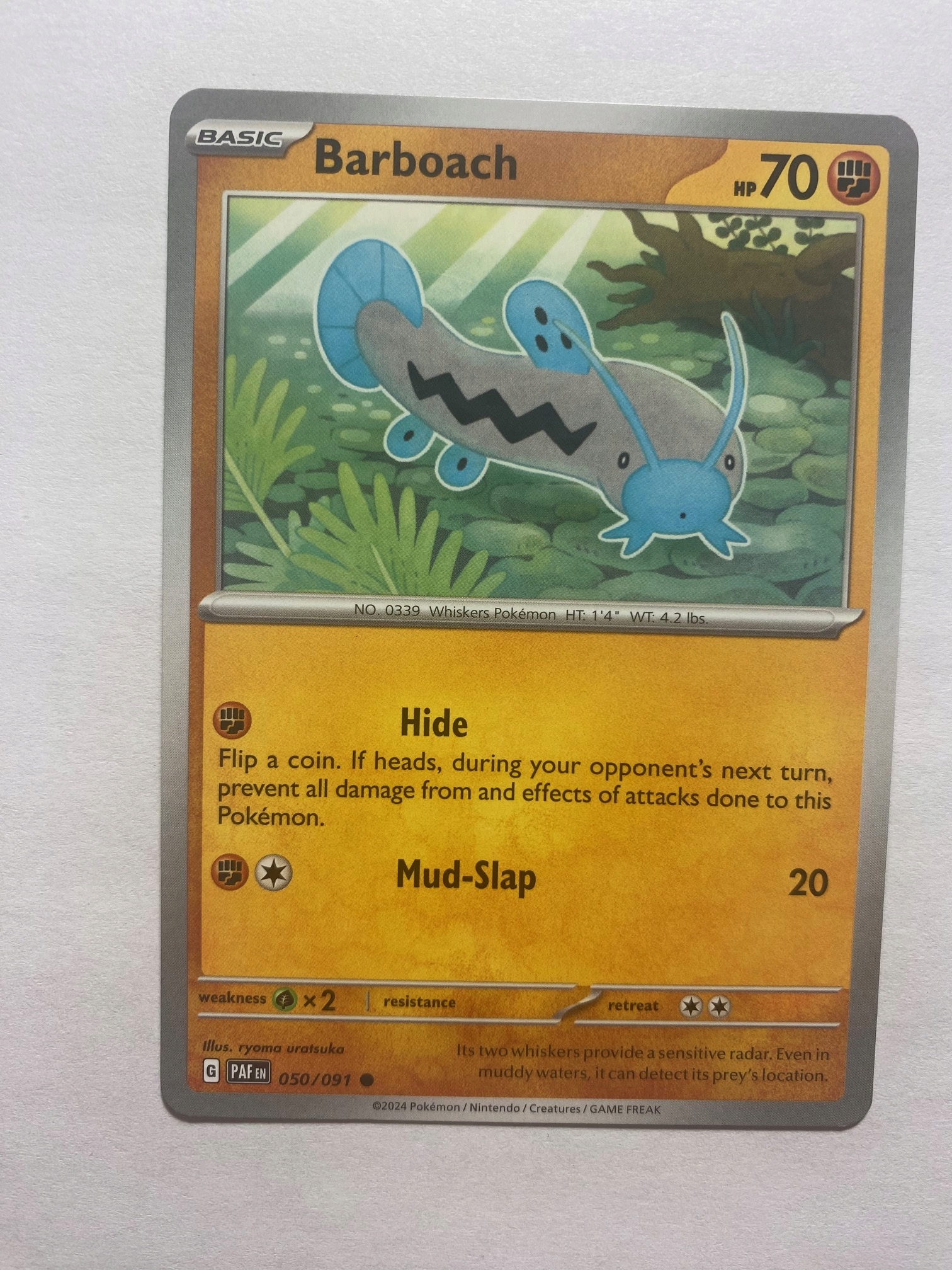 Pokemon Paldean Fates 050/091 Barboach