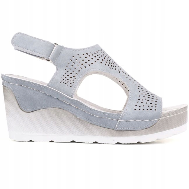 Sandały szare 3 Tiffany 38 Szary