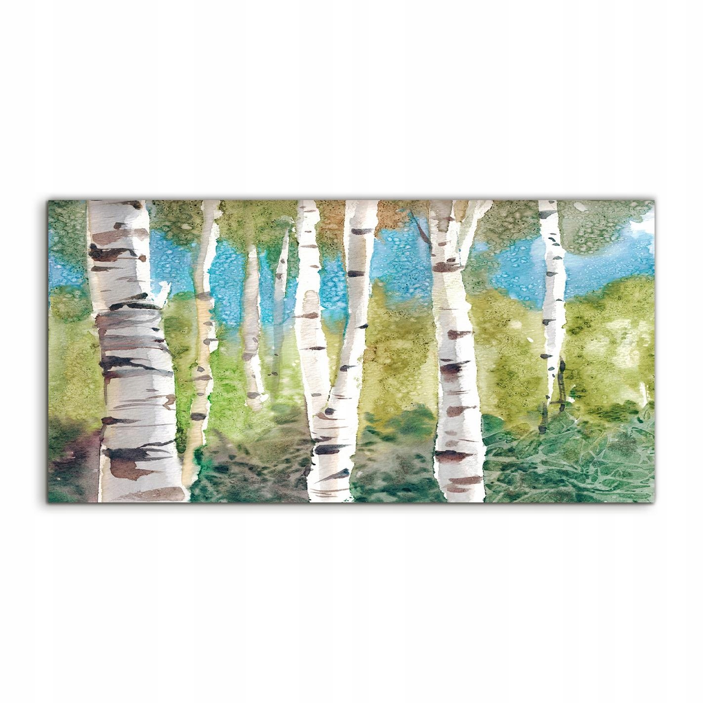 Akrylový obraz 120x60 ako darček Stromy Breza Les