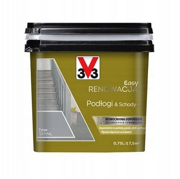 V33 Renowacja Podłoga Schody 750ml Tytan