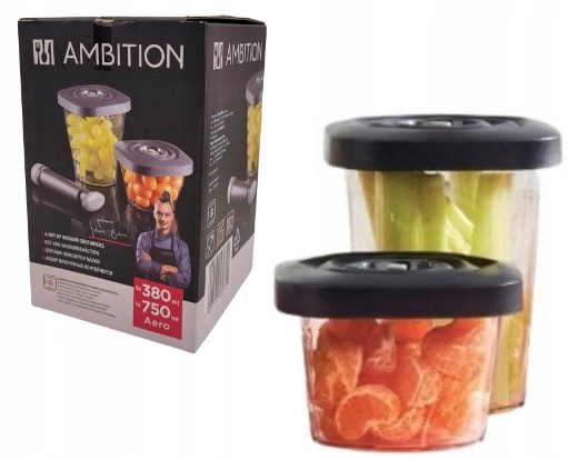 

Zestaw pojemników próżniowych Ambition Aero