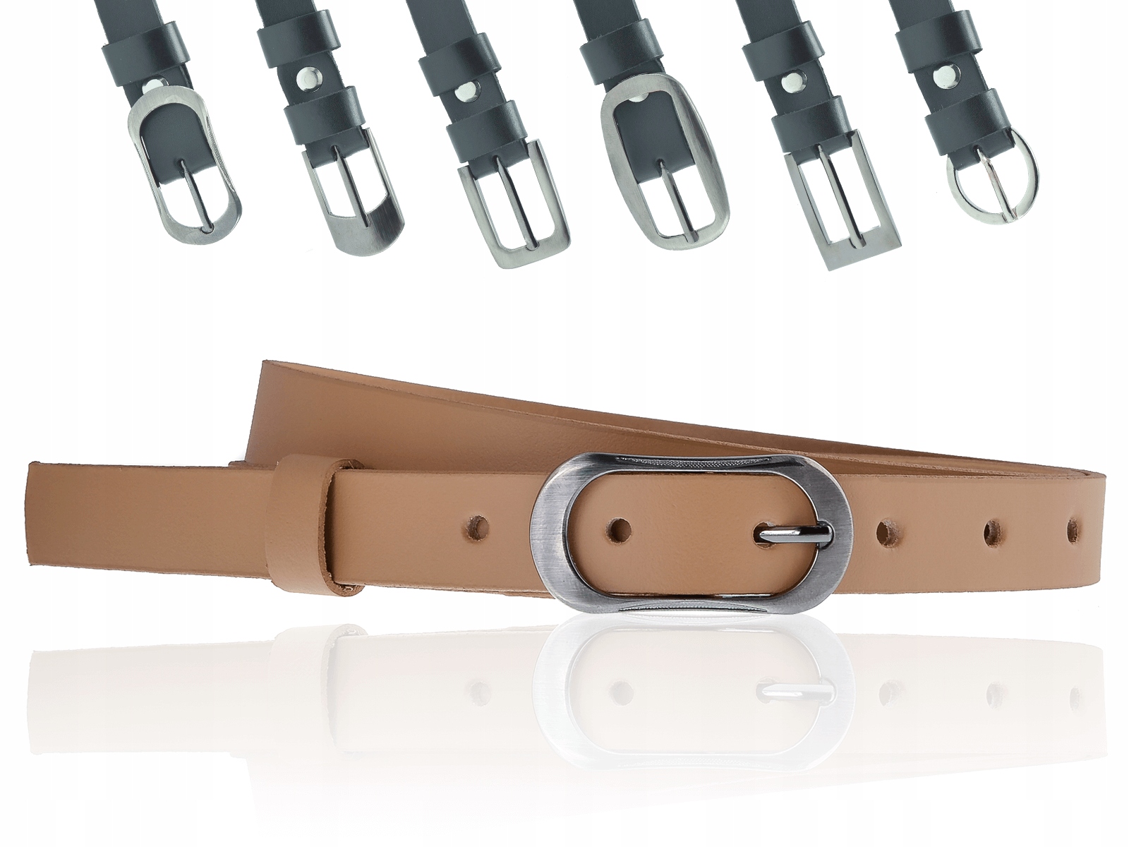 

Pasek wąski Skóra Sepher Cappuccino 2cm S (105cm)