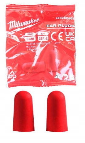 

Milwaukee Wkładki zatyczki do uszu piankowe 1 para