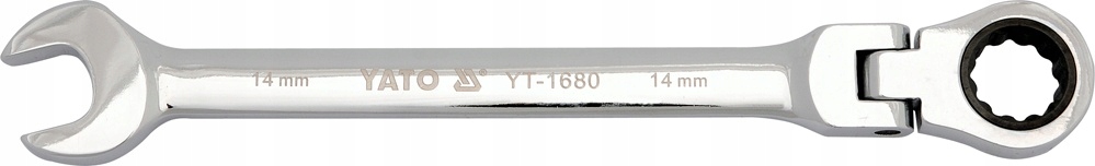 

Klucz płasko-oczkowy grzechotka przegub Yato 8mm