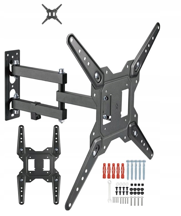Otočný Pohyblivý Držák Pro Televizor 43GP6265E Sharp, Pevný Nástěnný Háček