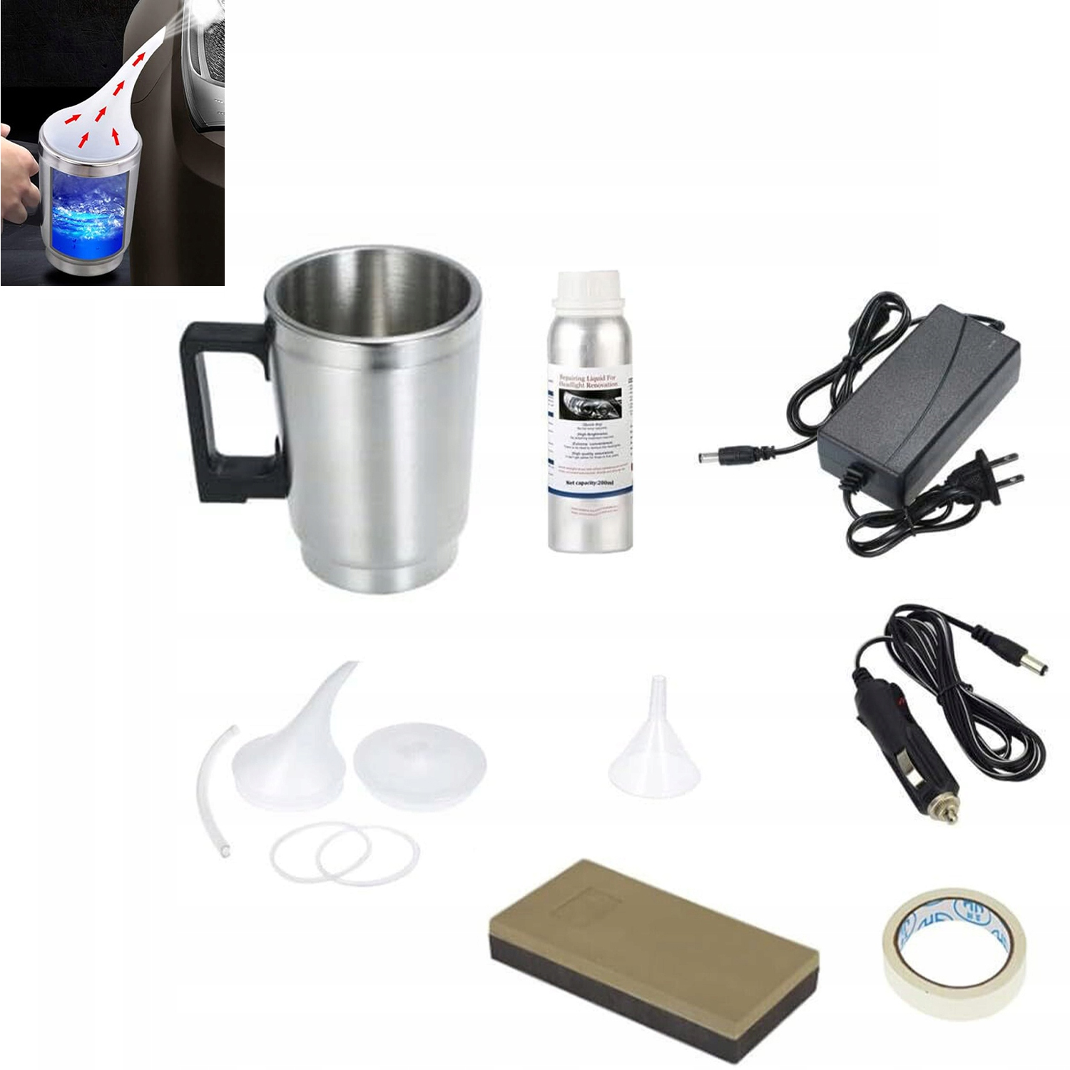 Sada Pro Renovaci Automobilových Světlometů