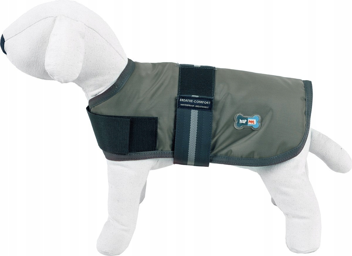 Levně Bunda pro psa Happet 323C šedá S-40cm