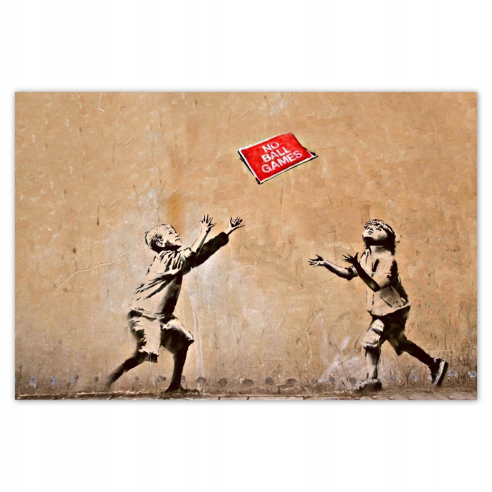 

Plakaty 93x62 Banksy No Ball Games