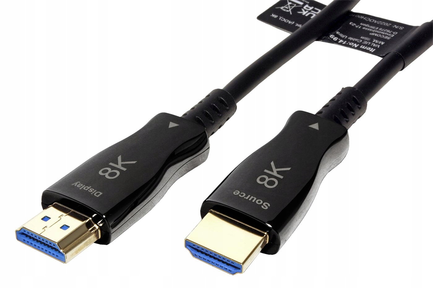 Value Ultra High Speed Hdmi aktivní optický kabel,8K@60Hz,HDMI M-hdmi M,50m