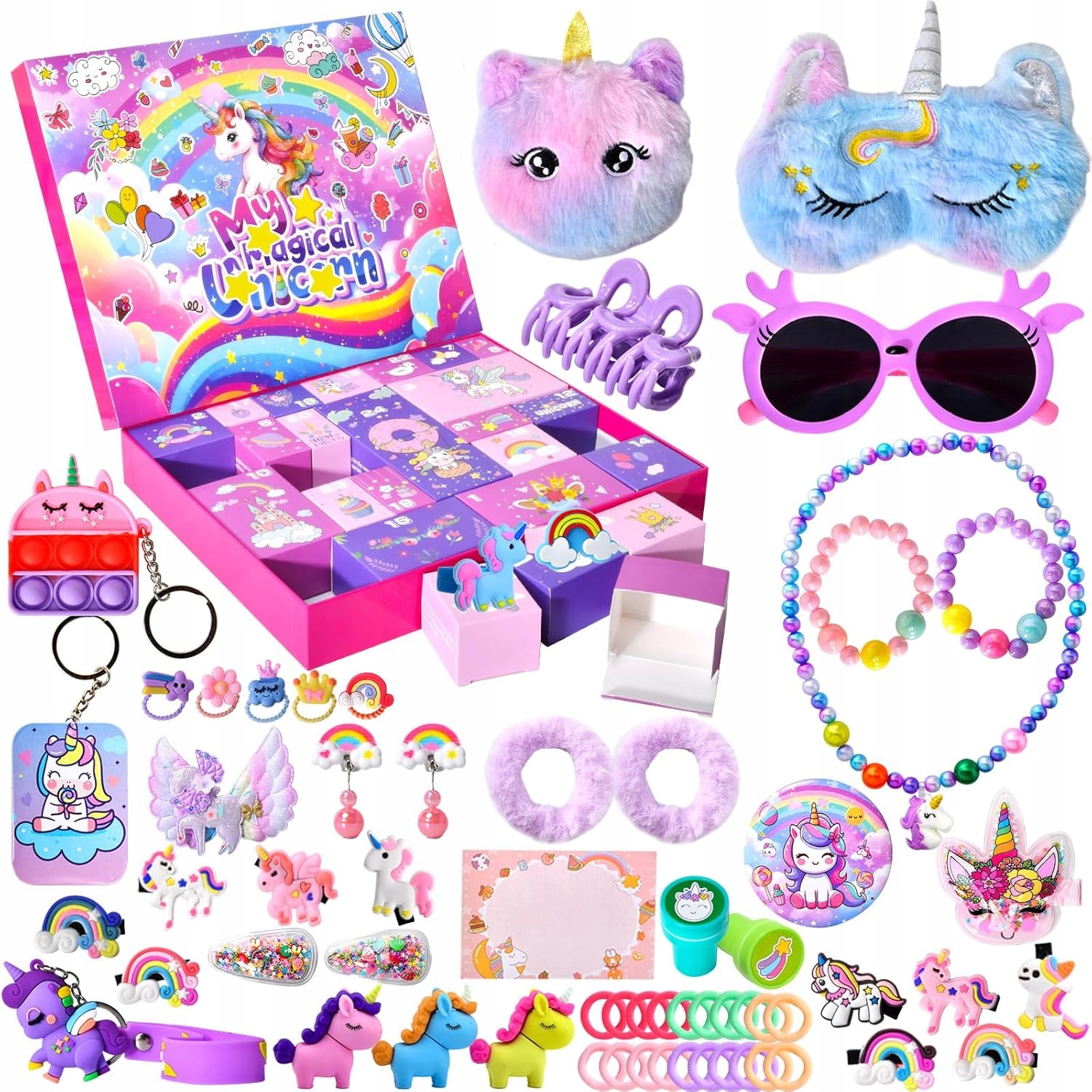 Adventný kalendár Jednorožca 2025 pre dievčatá Šperky a doplnky