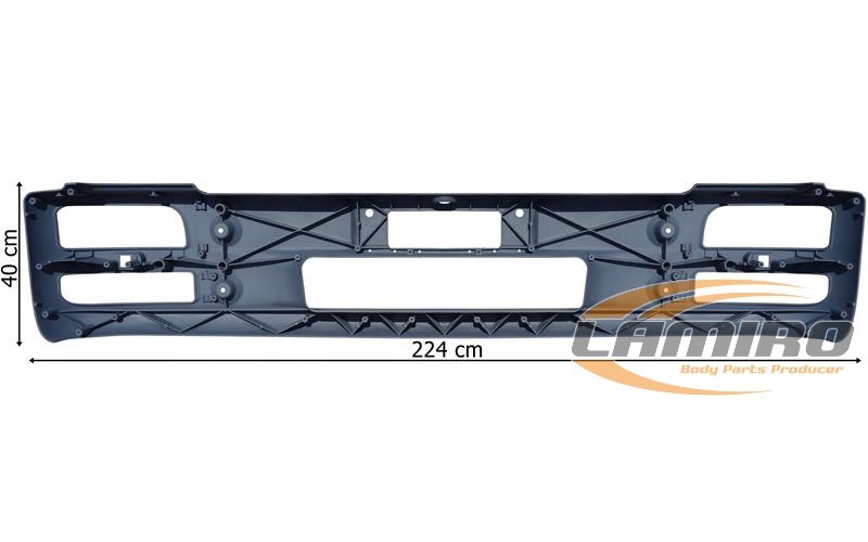 MAN TGL ZDERZAK PRZÓD KABINA DZIENNA Strona zabudowy przód