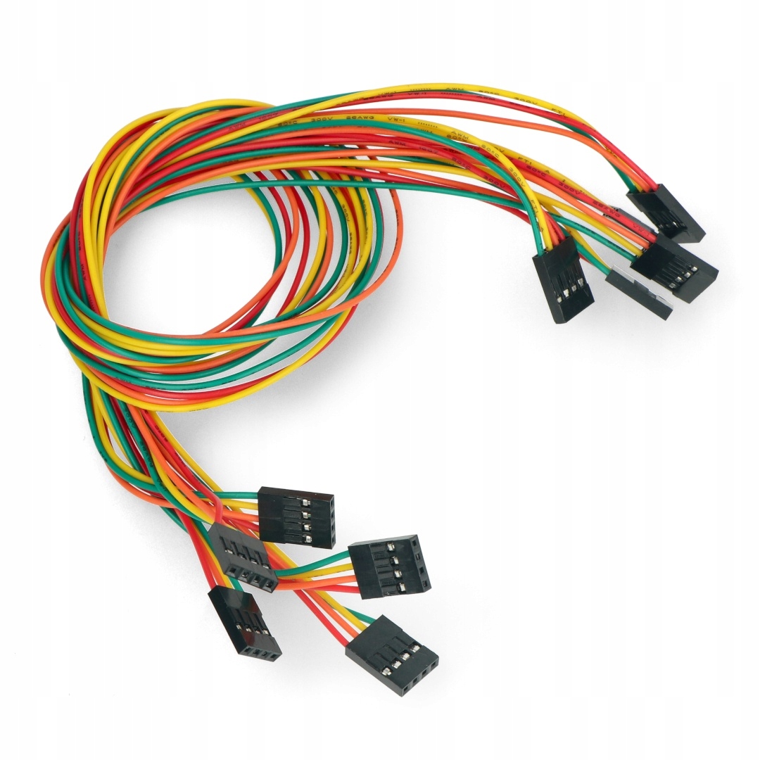 

Przewód żeńsko-żeński 4 pin 40cm 5szt.