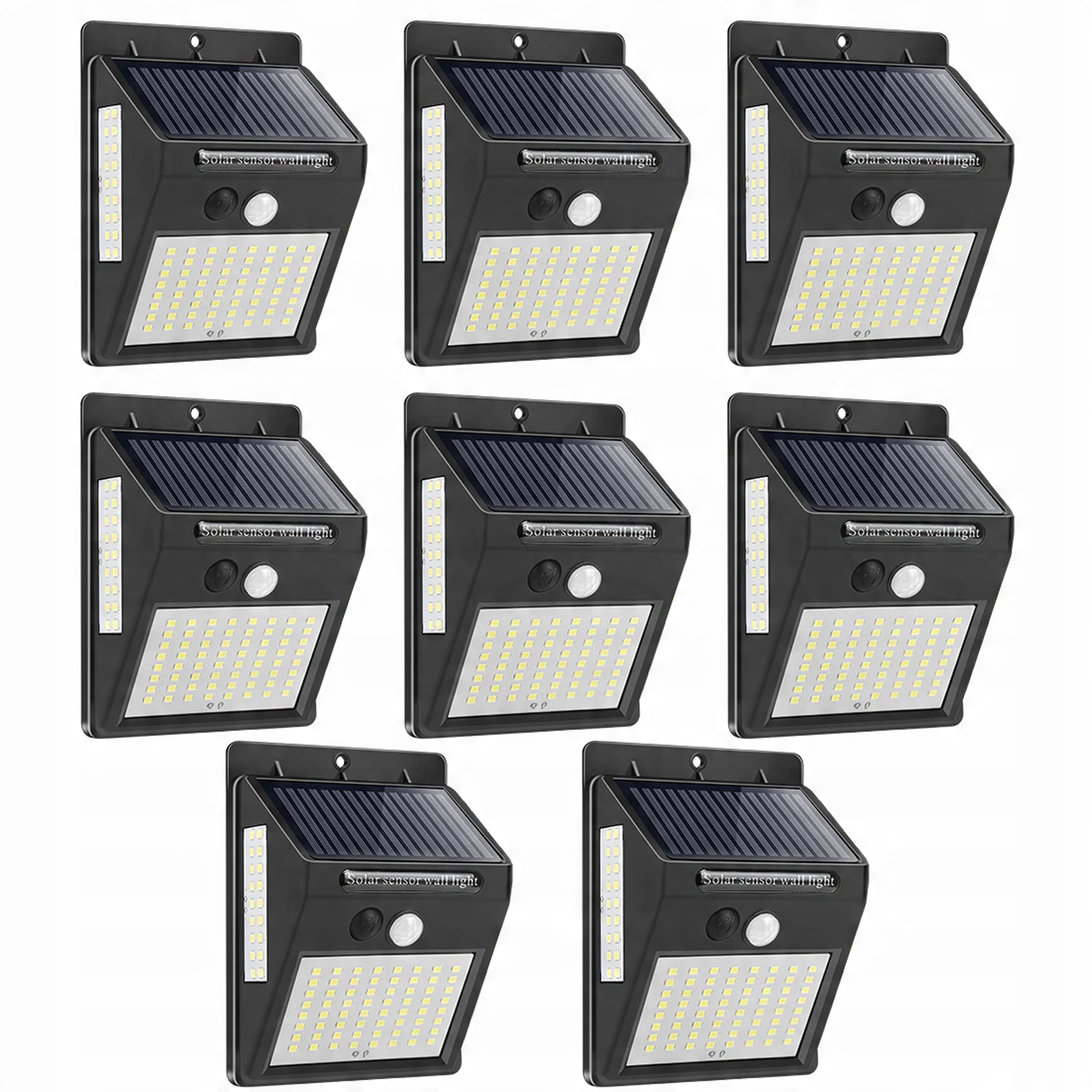 

Lampki Solarne 100LED Z Czujnikiem Ruchu x8 Zestaw