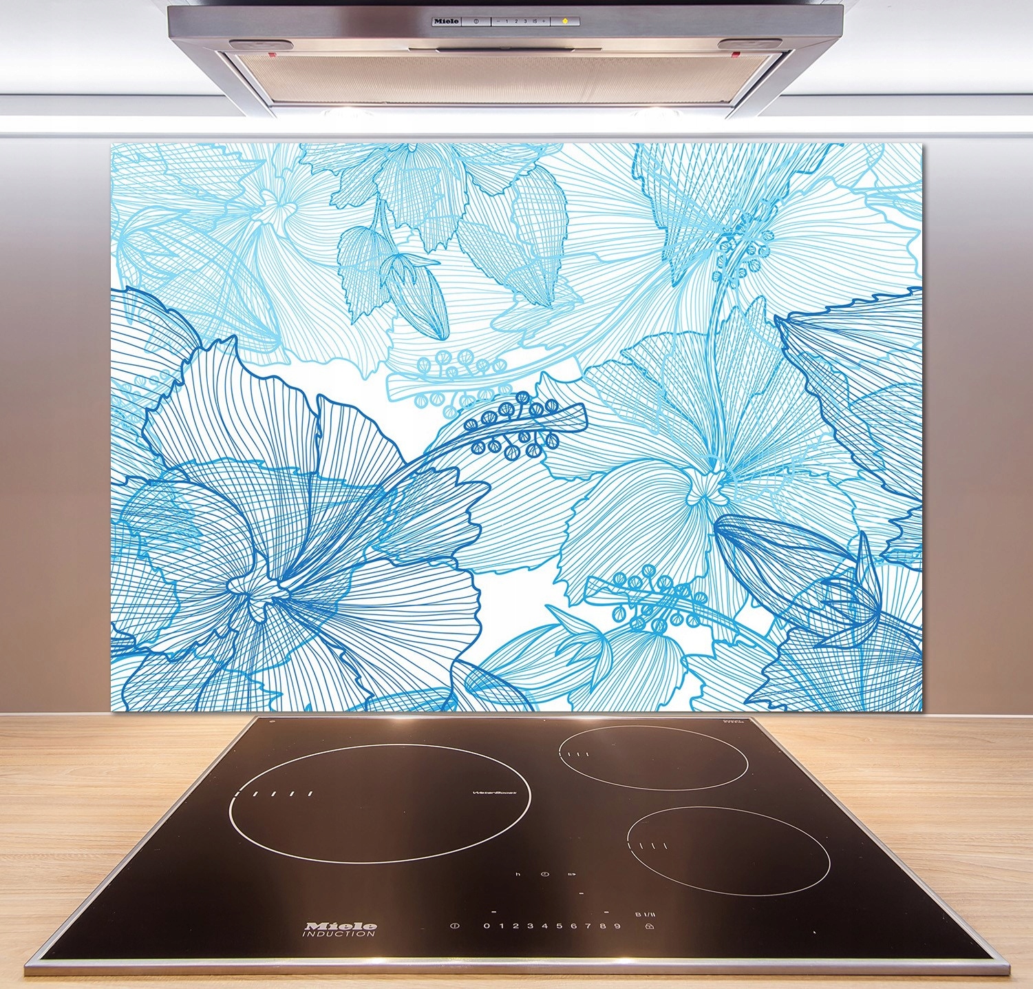

Panel do kuchni Hawajskie kwiaty 100x70 cm + Klej
