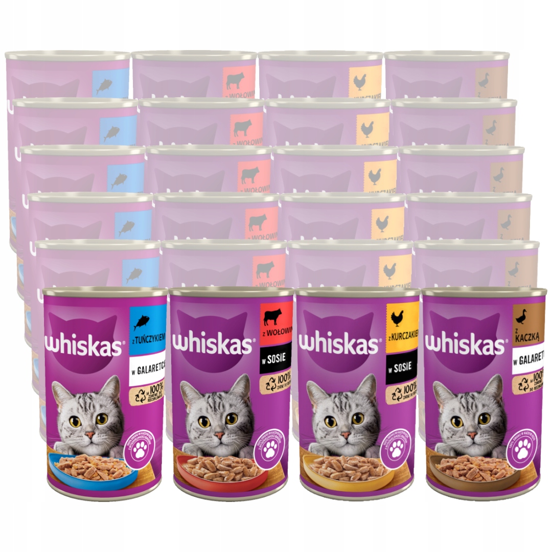 Whiskas Mix Smaków Karma Dla Kota Adult 24x400g