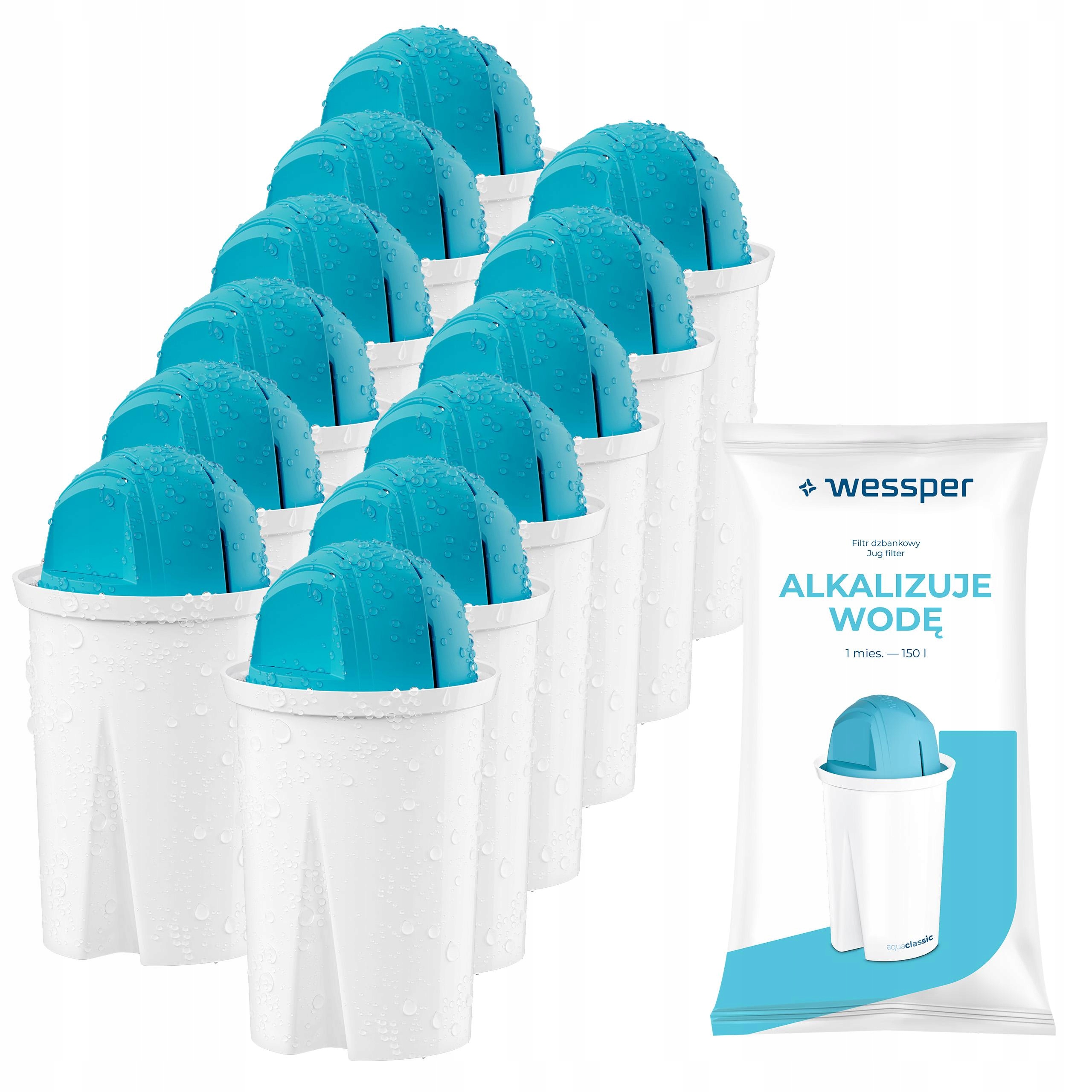 Filtr Wessper aquaclassic alkalický pH+ pro džbány Wessper futureflow 12x