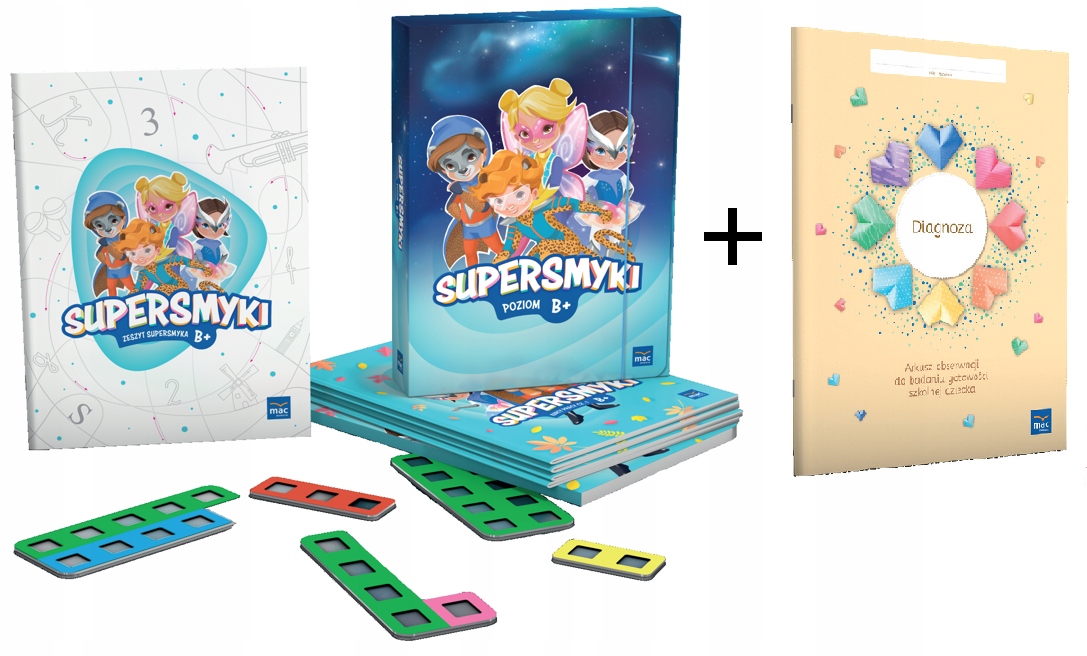 Superpakiet Supersmyki Poziom B+ Pakiet + Arkusz Obserwacji