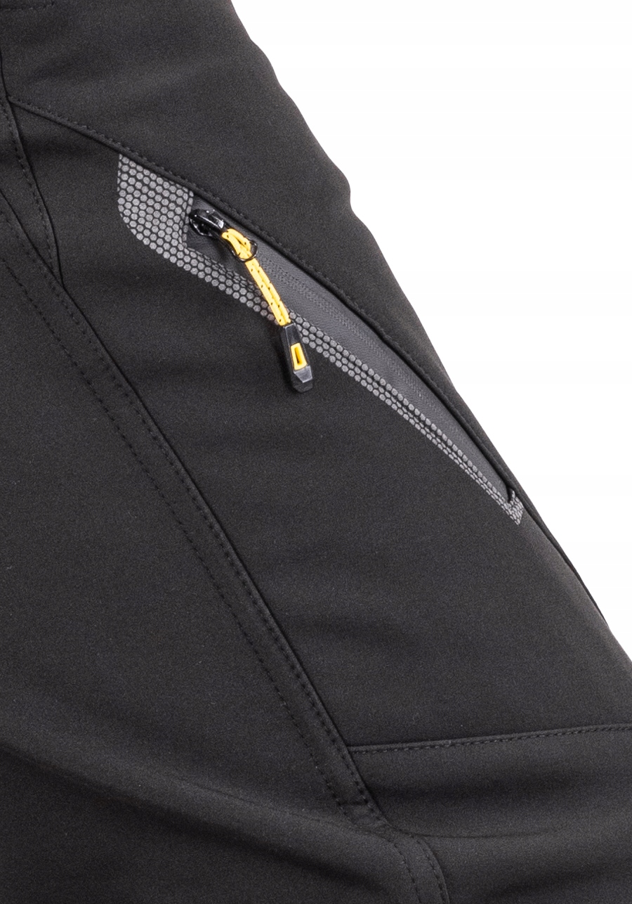 SPODNIE TREKKINGOWE CZARNE SOFTSHELL FREZZI R. 2XL Rozmiar XXL