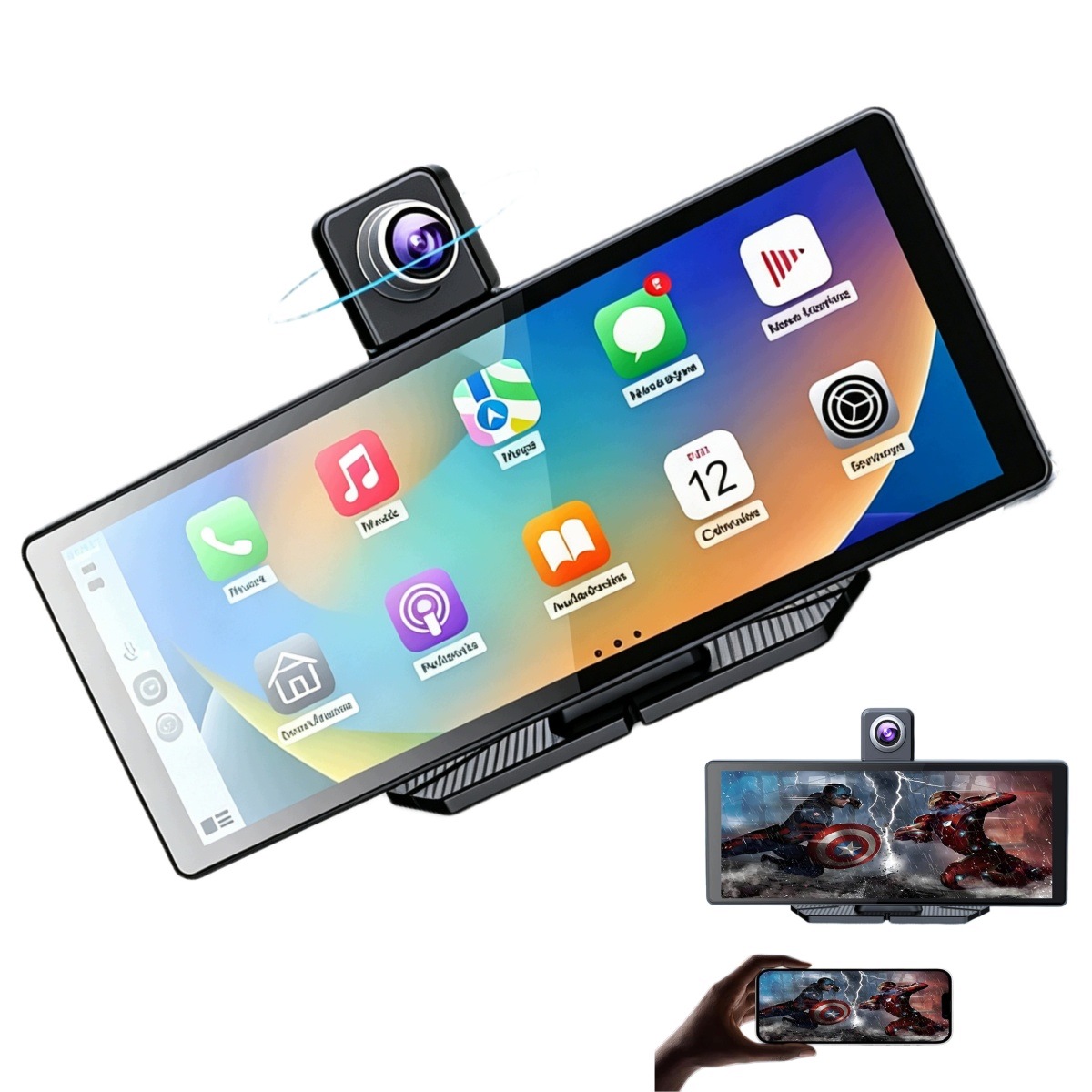 Automobilové Rádio 10,26 palců Multimediální Stanice Android Auto Carplay Kame