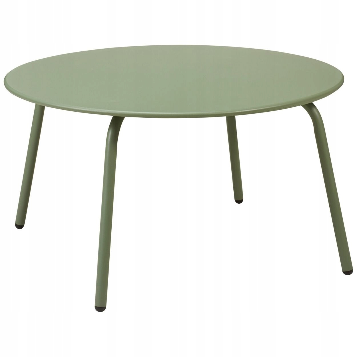 Stolik Kawowy do salonu Metalowy 70xh40 cm Zielony Matowy nowoczesny