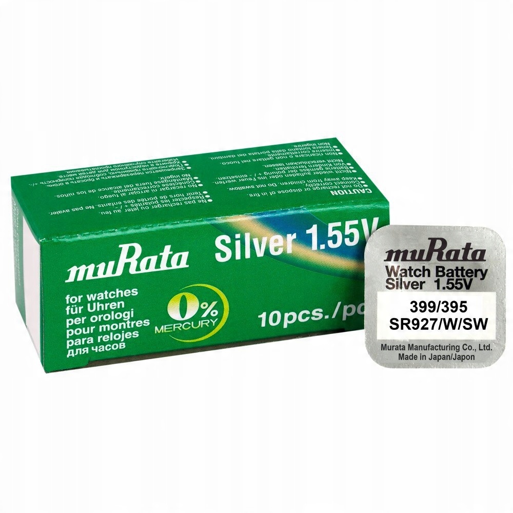 

Bateria Srebrowa Murata Sony 395 399 SR927SW