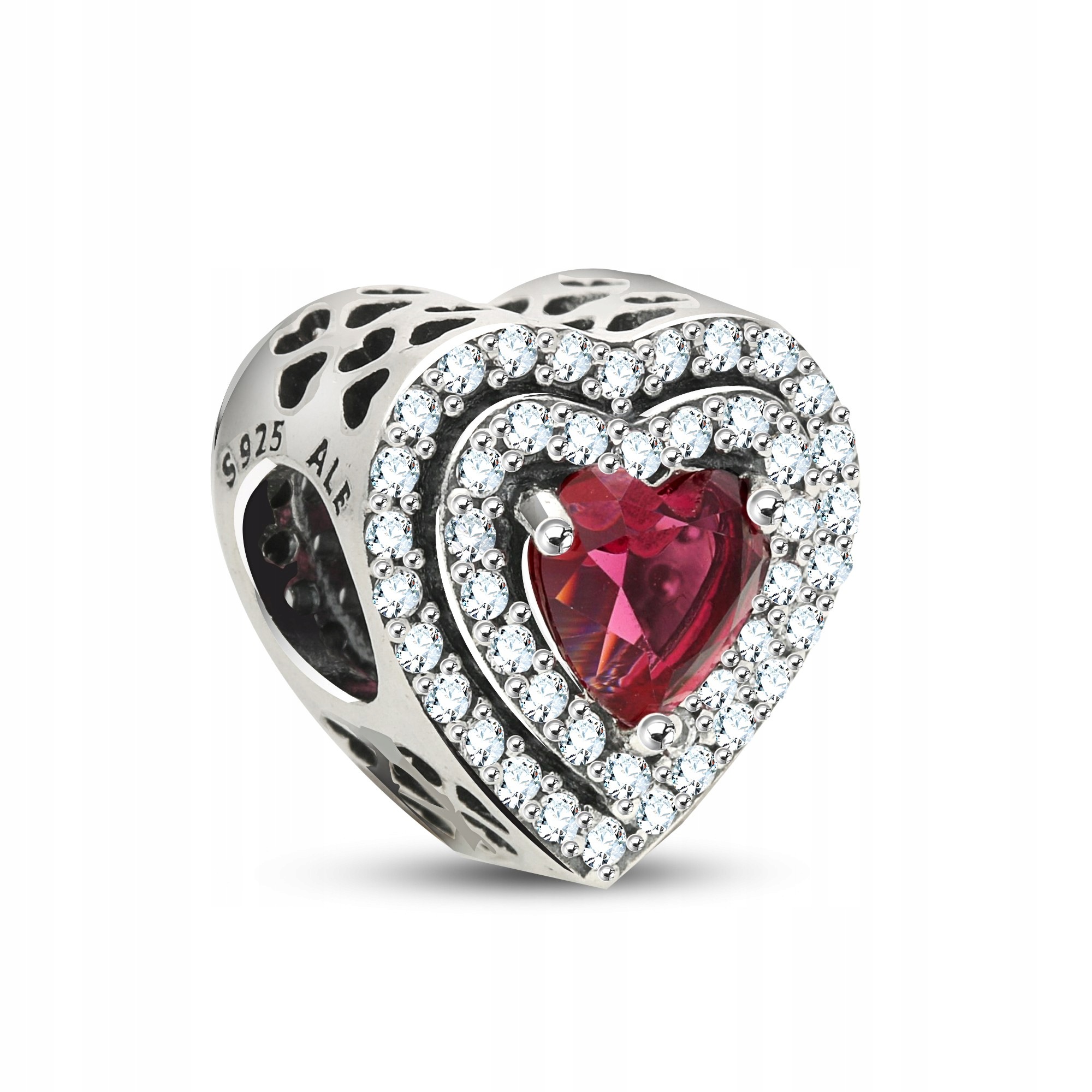 Charms Pandora Lesklé konvexní srdce 799218C02