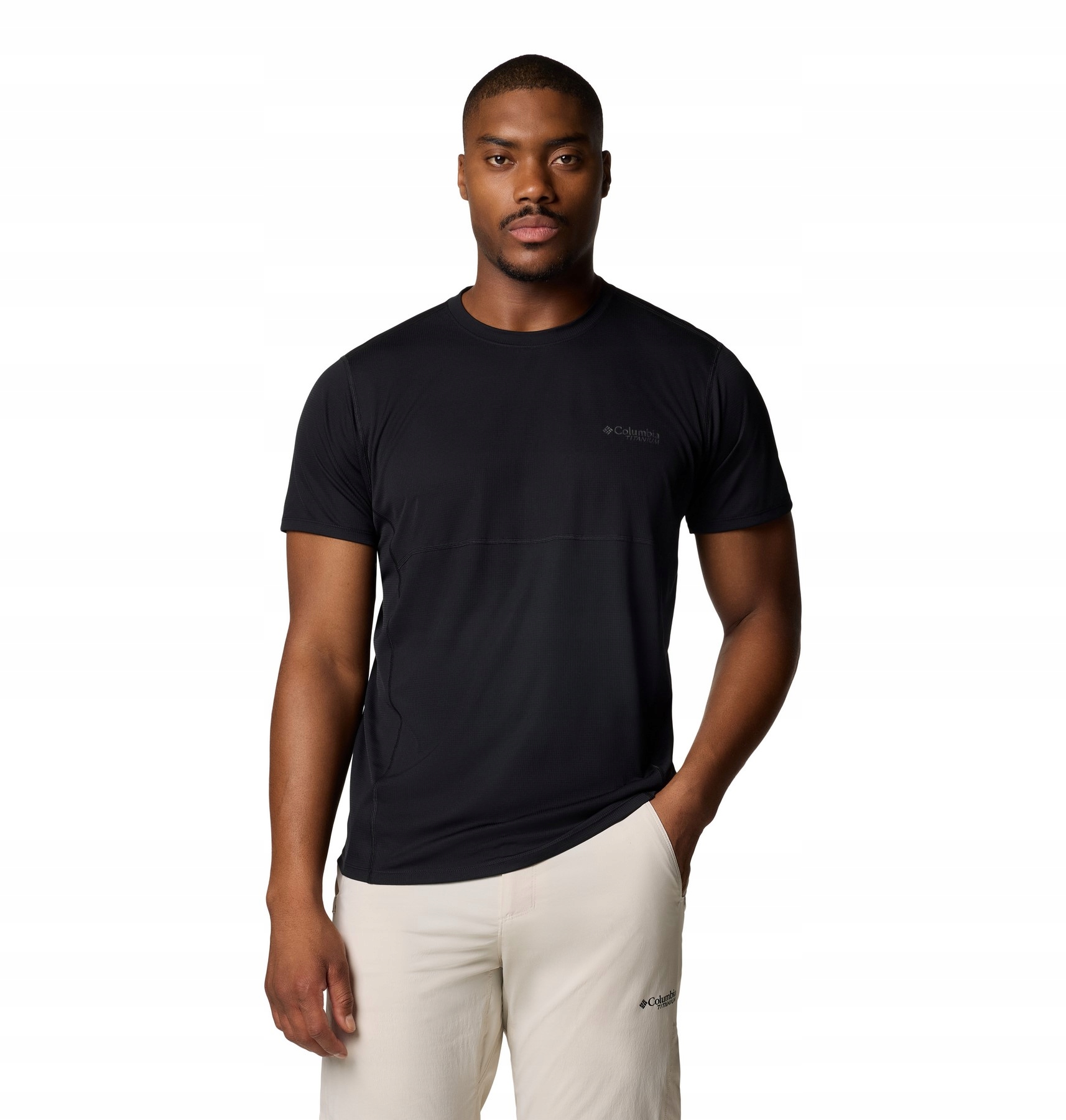 Koszulka treningowa męska Columbia Cirque River Pro czarna 2126222010 r XXL