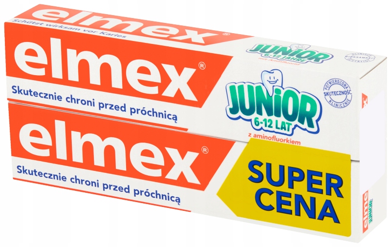 

Elmex Junior pasta do zębów dla dzieci 2 x 75 ml