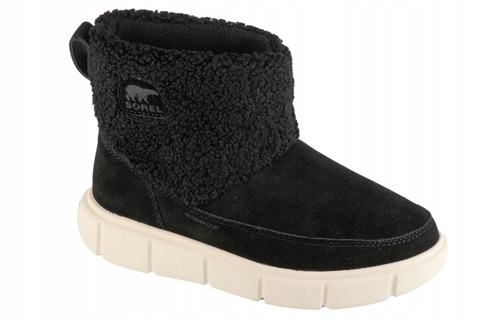 Sorel Explorer III Slip-on Cozy Wp [38] Dámské zimní boty semišové černé