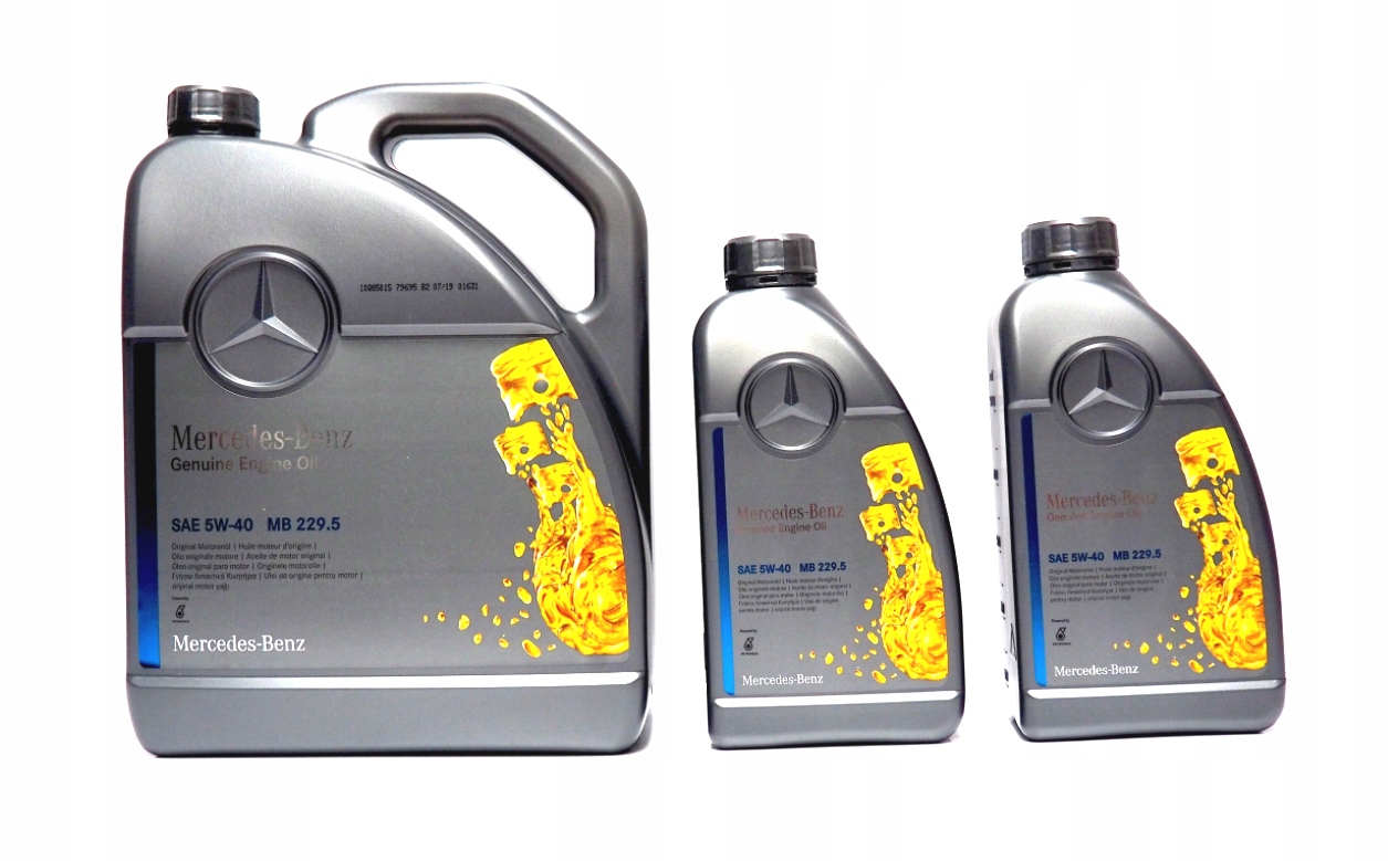 ORYGINALNY OLEJ MERCEDES-BENZ 5W40 MB229.5 7L