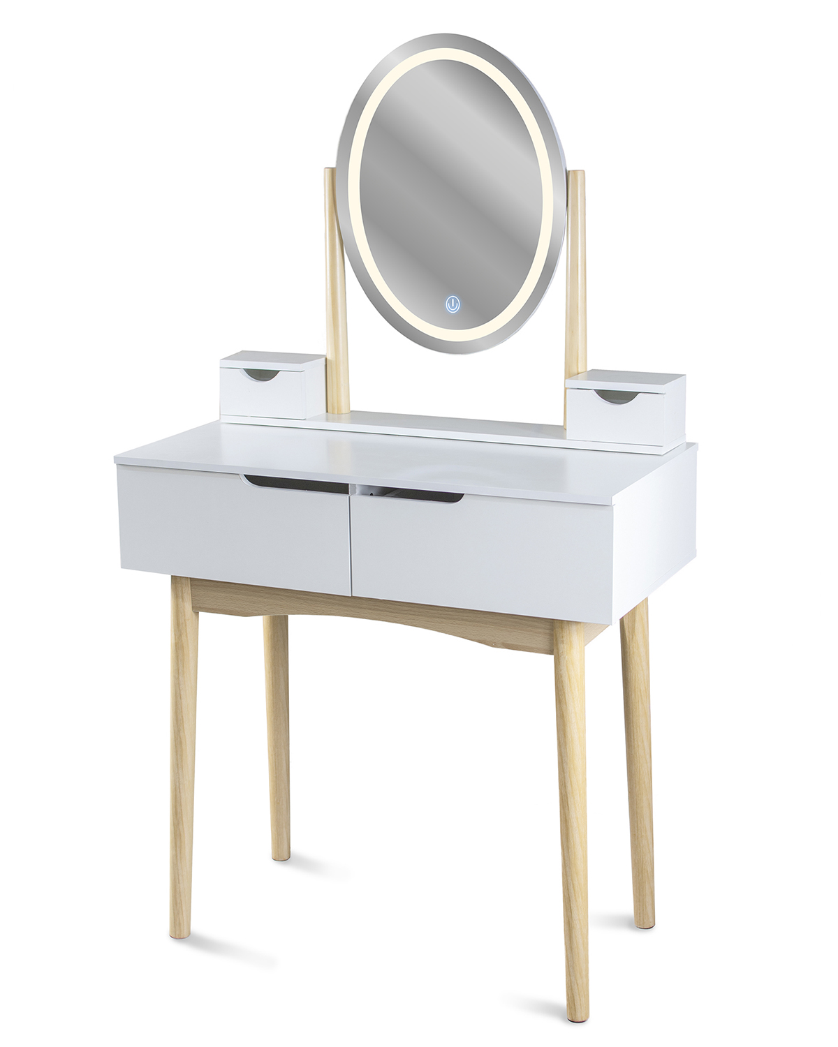 WC S LED zrkadlom Škandinávska kozmetika Matný povrch