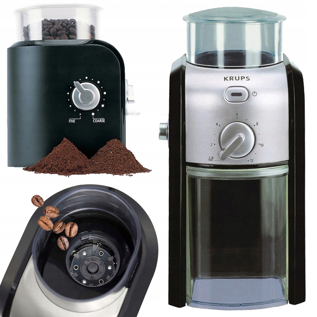 Młynek do kawy Krups GVX242 elektryczny żarnowy 100W