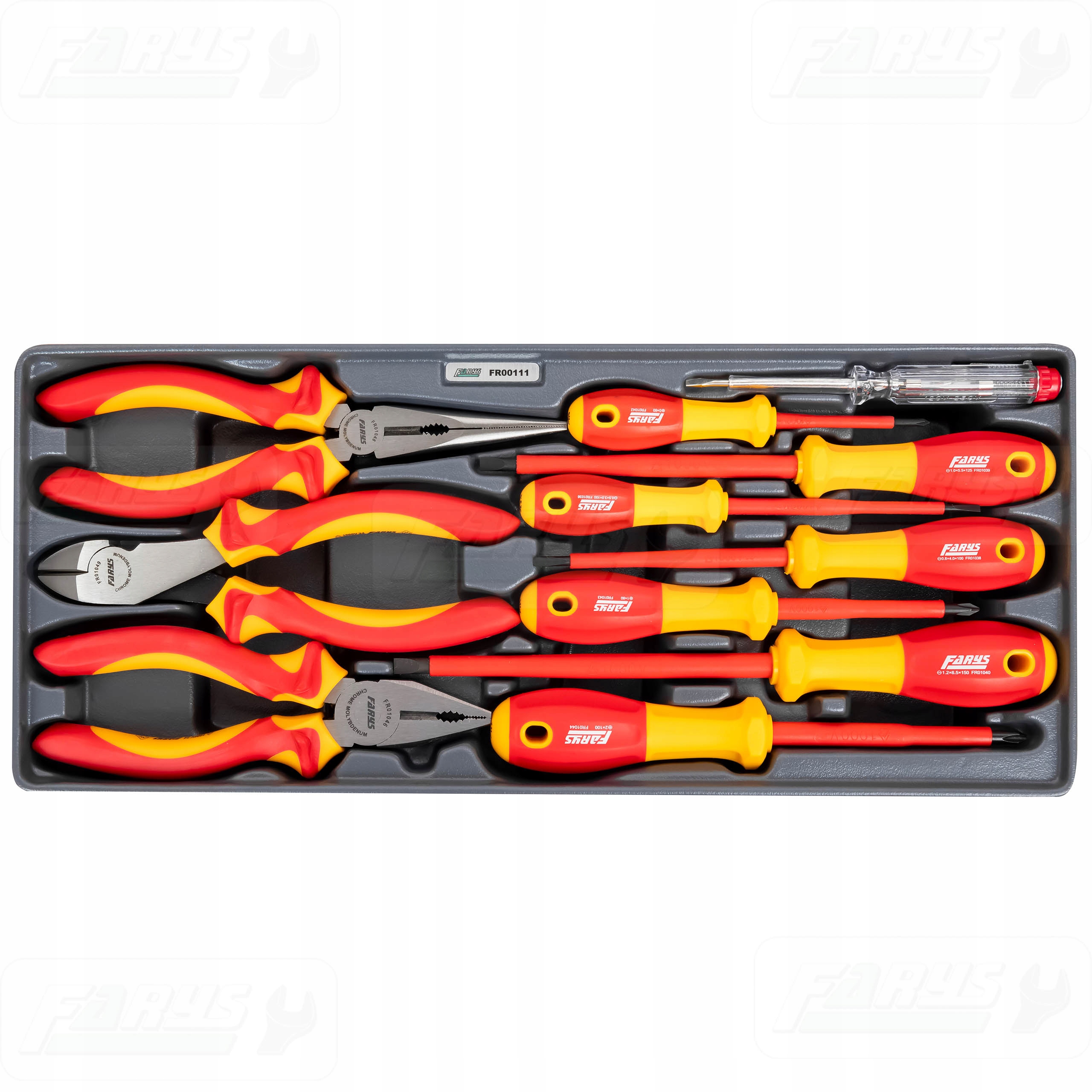 WKŁAD DO SZAFKI WYPOSAŻENIE PREMIUM ZESTAW NARZĘDZI IZOLOWANYCH 11 SZT EAN (GTIN) 5907781837601