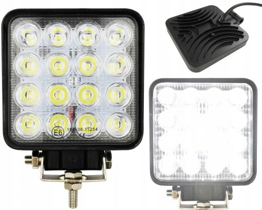 

Lampa Robocza 16 Led 48 W halogen roboczy Ledowa