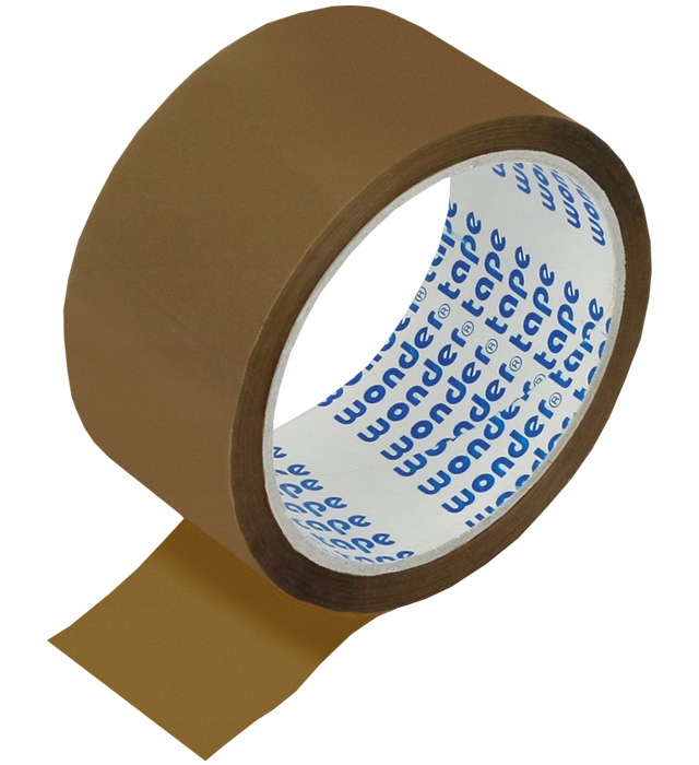 TAŚMA PAKOWA 48 MM X 50 M BRĄZOWA WONDER