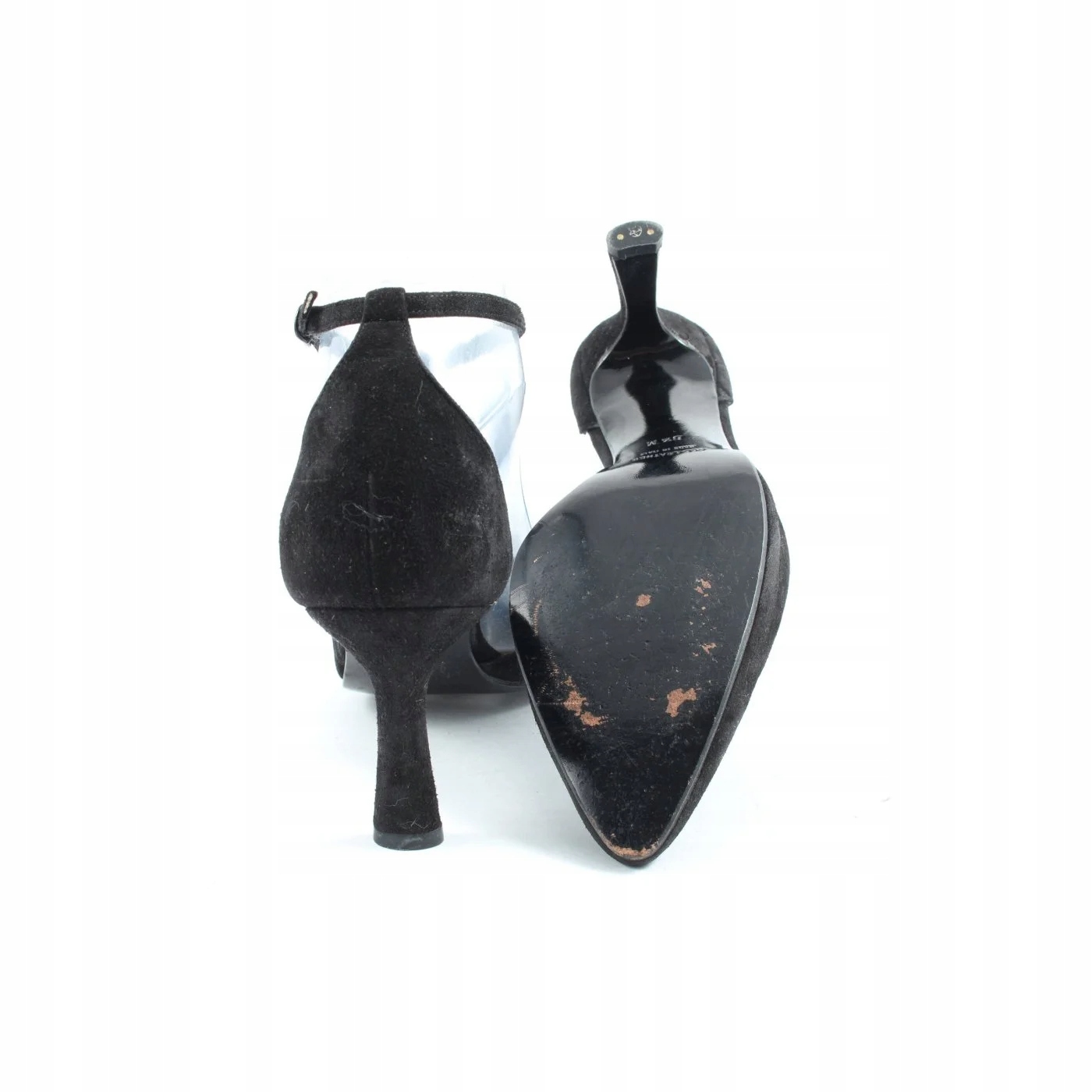 YVES SAINT LAURENT Rozm. EU 36 czarny Materiał zewnętrzny inny