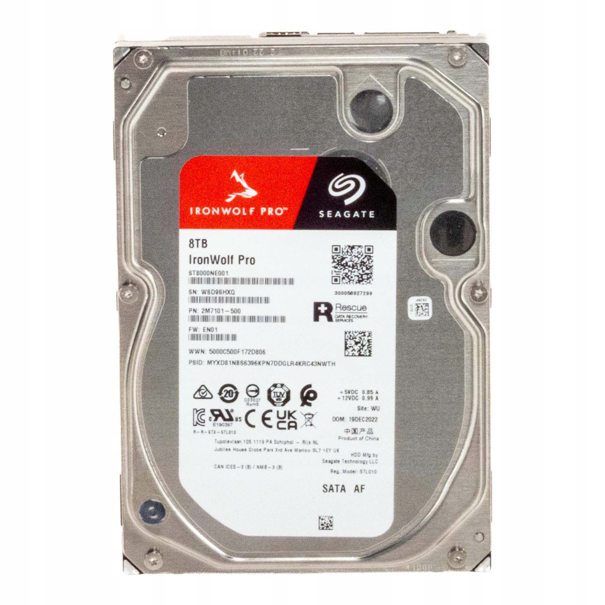 Seagate IronWolf Pro 8TB Sata III 7.2K 256MB 3.5'' ST8000NE001