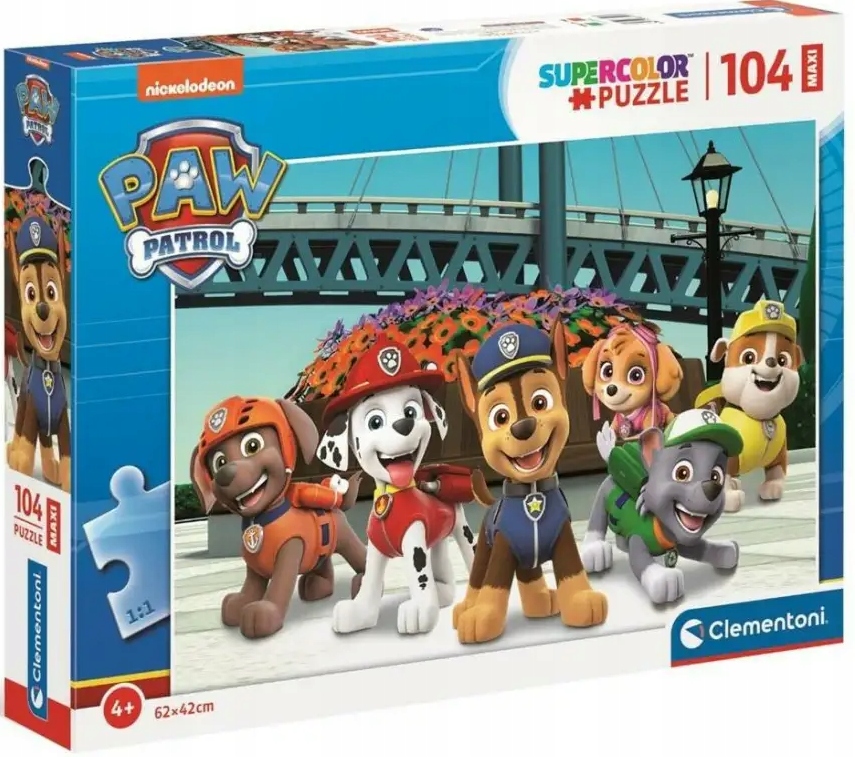 

Puzzle Psi Patrol 104 elem. Maxi 23755 Clementoni