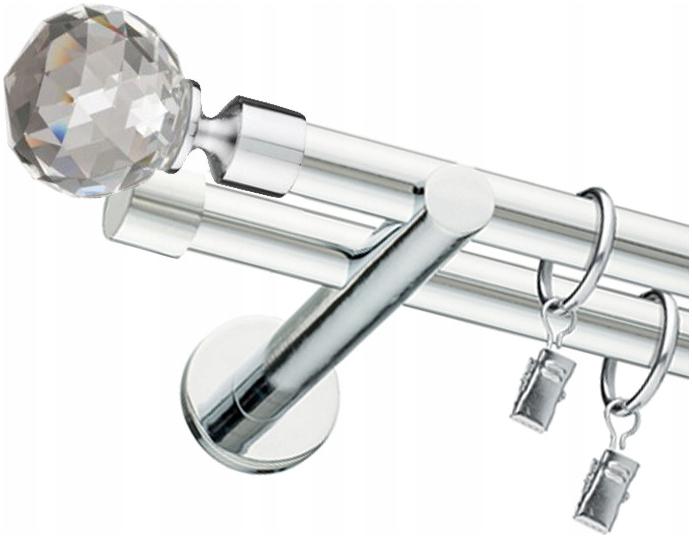 

Karnisz Podwójny Chrom 19mm 100cm Różne